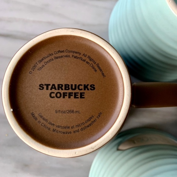Starbucks 2007•4-Like New Mugs•2 “Latte”•2 “Mocha” - Picture 8 of 13